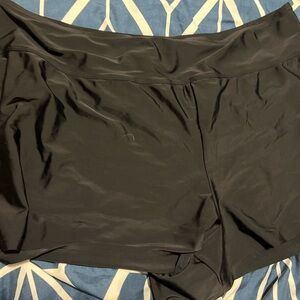 Women swim shorts black size 20